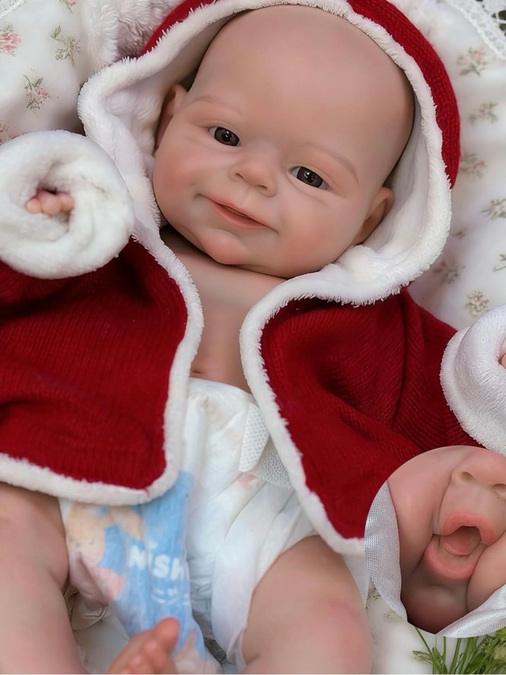 Yokyyi 18” Silicone Reborn Baby Girl Doll Handmade Realistic Acrylic Eyes